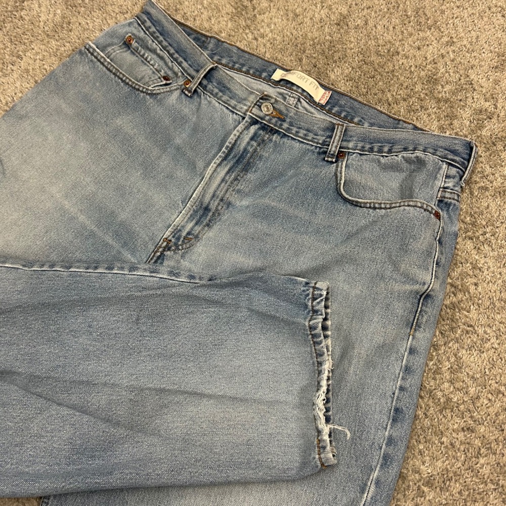 Vintage Levis 560 Comfort Fit Jeans 40x32 (40X31) Light Relaxed Tapered‎ Denim